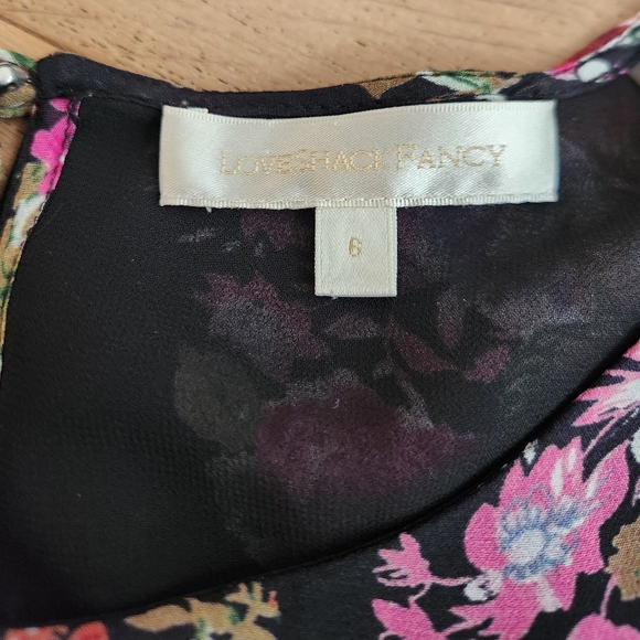 Loveshackfancy Garner Frill-Sleeve Floral Mini Dress, size 6 - Picture 7 of 13